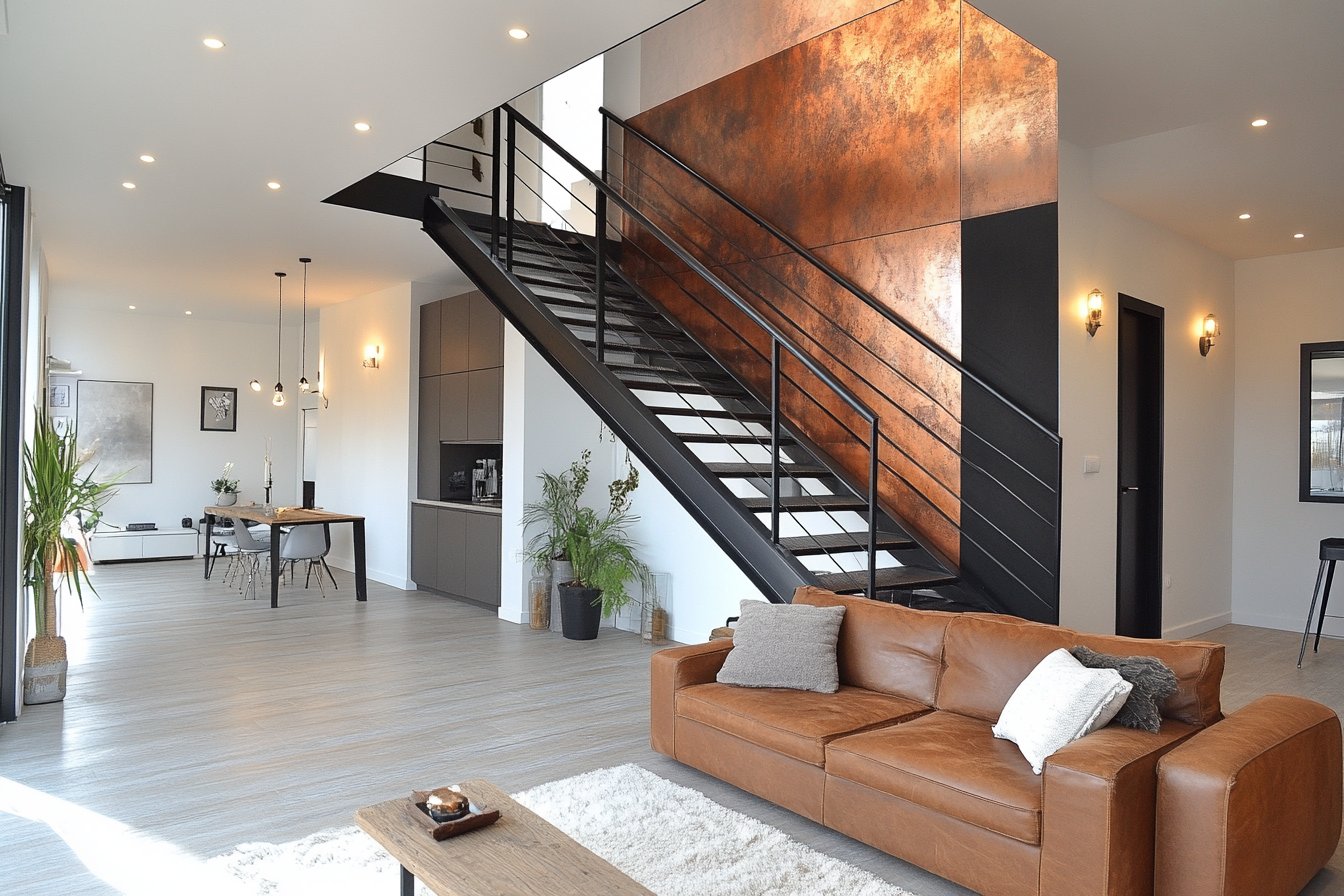 Pourquoi choisir un escalier métallique pour moderniser votre intérieur